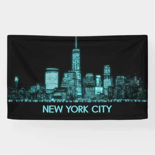 New York City Skyline Banner (Horizontal)