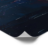 New York City Skyline bei Dusk - Brooklyn Bridge Poster (Ecke)