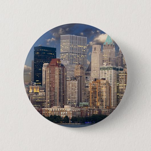 New York City Skyline Button (Vorderseite)