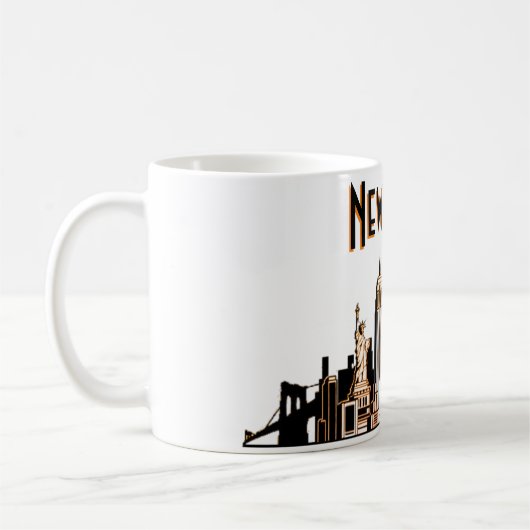 New York City Skyline Coffee Tasse (Links)
