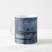 New York City Skyline Delight Kaffeetasse (Vorderseite Links)