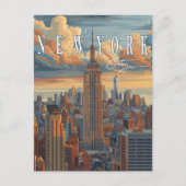 New York City Skyline - Eine Postkarte zum Gedenke (Vorderseite)