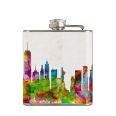 New York City Skyline Flachmann (Rückseite)