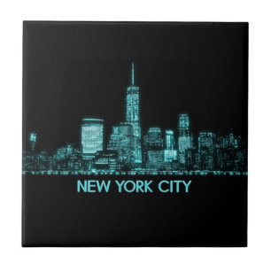 New York City Skyline Fliese