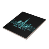New York City Skyline Fliese (Seite)