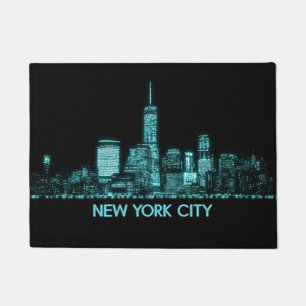 New York City Skyline Fußmatte