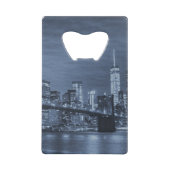 New York City Skyline Geldkarten Flaschenöffner (Rückseite)