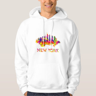 New York City Skyline hell bunt Hoodie