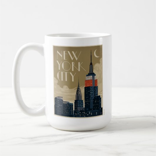 New York City Skyline Kaffeetasse (Links)