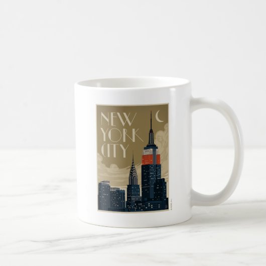 New York City Skyline Kaffeetasse (Rechts)
