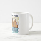 New York City Skyline Kaffeetasse (VorderseiteRechts)