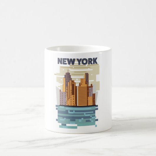 New York City Skyline Kaffeetasse (Mittel)