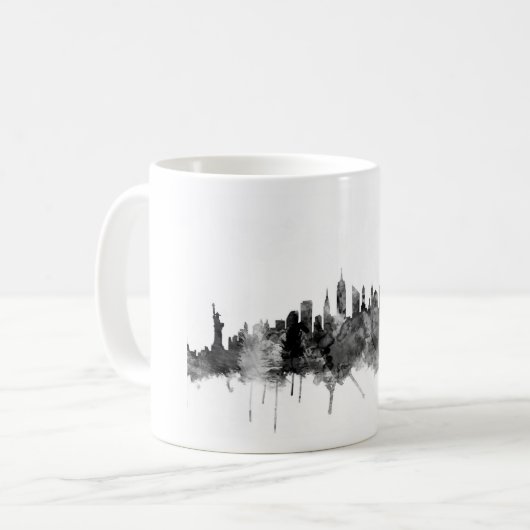 New York City Skyline Kaffeetasse (Vorderseite Links)