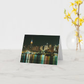 NEW YORK CITY SKYLINE KARTE (Gelbe Blume)