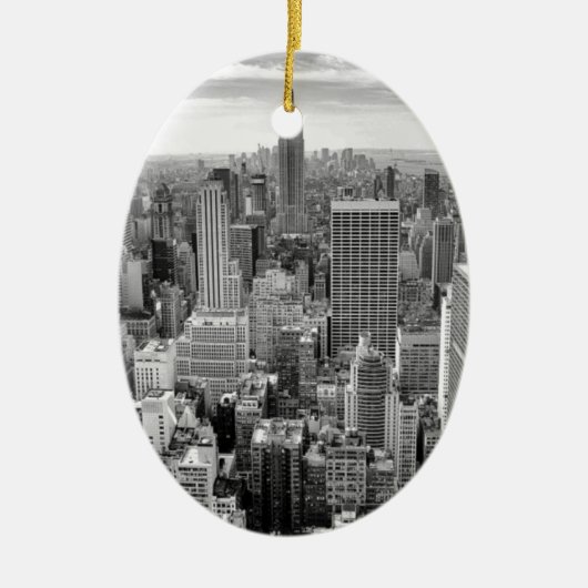 New York City Skyline Keramikornament (Vorne)