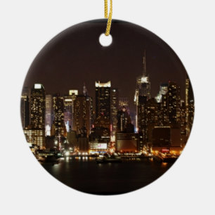 New York City Skyline Keramikornament