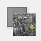 New York City Skyline Landscape Magnet (Vorderseite/Rückseite)