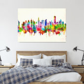 New York City Skyline Leinwanddruck (Insitu (Schlafzimmer))