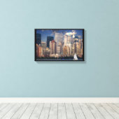New York City Skyline Leinwanddruck (Insitu (Holzboden))