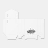 New York City Skyline Line Art Illustration Geschenkschachtel (Ungefaltet)