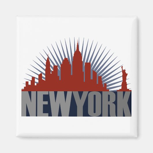 New York City Skyline Magnet (Vorne)