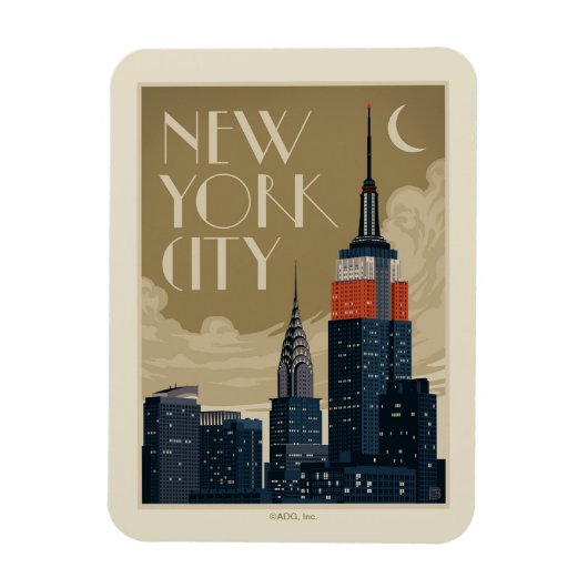 New York City Skyline Magnet (Vertikal)