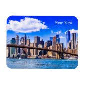 New York city skyline Magnet (Horizontal)