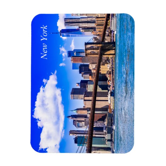 New York city skyline Magnet (Vertikal)