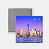 New York City Skyline Magnet (Vorderseite/Rückseite)
