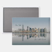 New York City Skyline Magnet (Vorderseite/Rückseite)