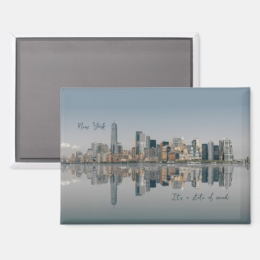 New York City Skyline Magnet (Vorderseite/Rückseite)