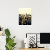 New York City Skyline Midtown, Mittel Poster (Heimbüro)