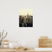 New York City Skyline Midtown, Mittel Poster (Küche)