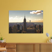 New York City Skyline mit dem Empire State Gebäude Leinwanddruck (Insitu (Wohnzimmer))