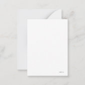 New York City Skyline Mitteilungskarte (Rückseite)