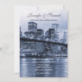 New York City Skyline Modern Luxury Einladung (Vorderseite)