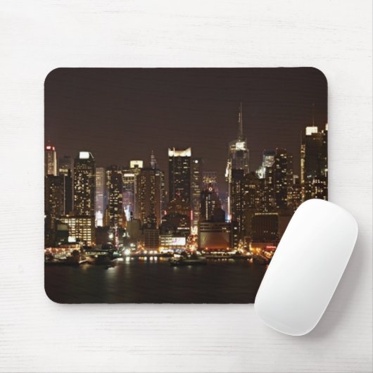 New York City Skyline Mousepad (Mit Mouse)