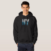 New York City Skyline New York Hoodie (Vorne ganz)