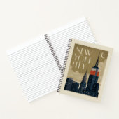 New York City Skyline Notizblock (Innenseite)