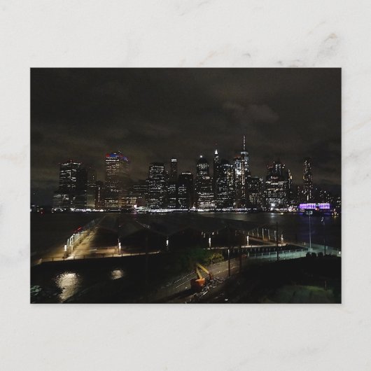 New York City Skyline Nr. 2 Postkarte (Vorderseite)