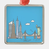 New York City Skyline - Ornament (Vorne)