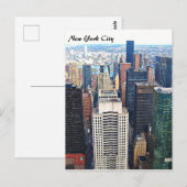 New York City Skyline Post Card Postkarte (Vorne/Hinten)