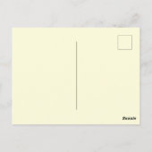 New York City Skyline Postcard Postkarte (Rückseite)