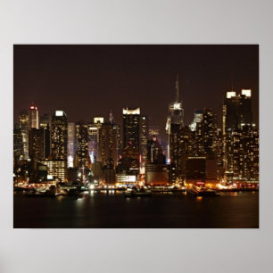 New York City Skyline Poster