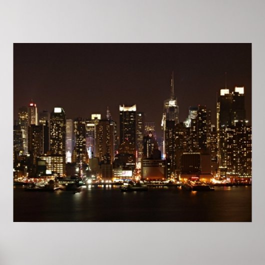 New York City Skyline Poster (Vorne)