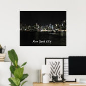 New York City Skyline Poster (Heimbüro)