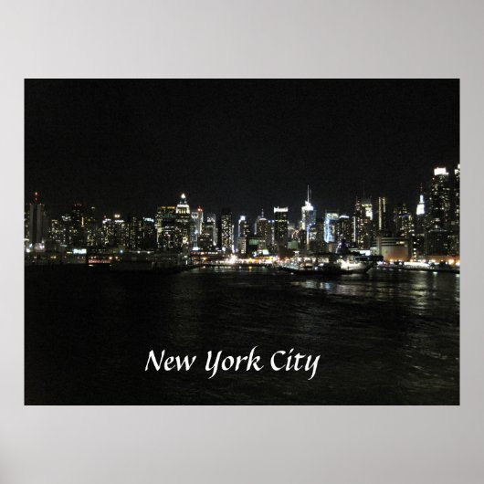 New York City Skyline Poster (Vorne)