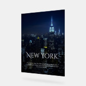 New York City Skyline Poster - Moderne Kunst Pri (Winkel)
