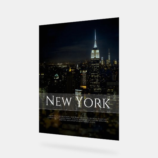 New York City Skyline Poster - Moderne Kunst Pri (Winkel)