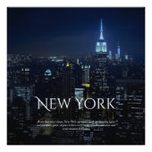 New York City Skyline Poster - Moderne Kunst Pri (Vorne)
